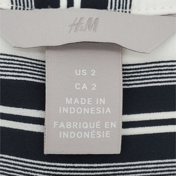 H&M Striped Sleeveless T-Shirt Dress (Size 8) - Picture 5 of 11